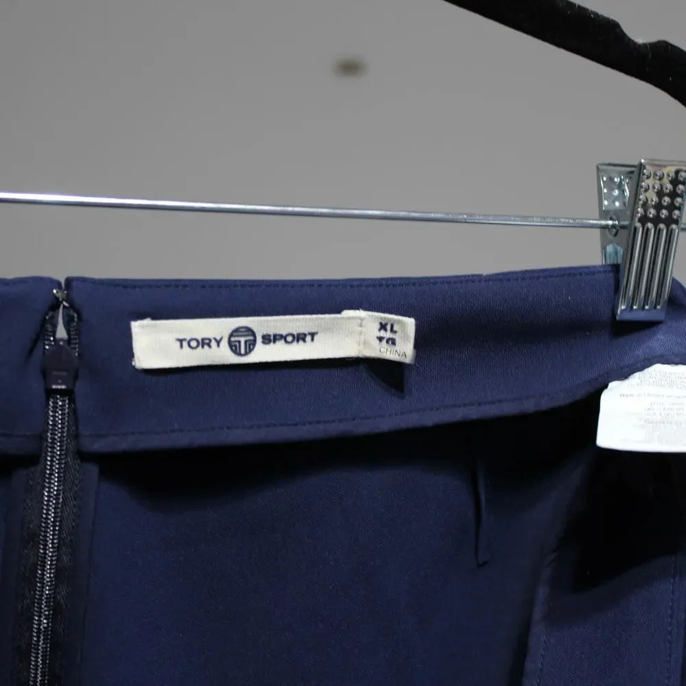 Tory Burch Tory Sport Navy Athletic Skirt with Pocket Size XL